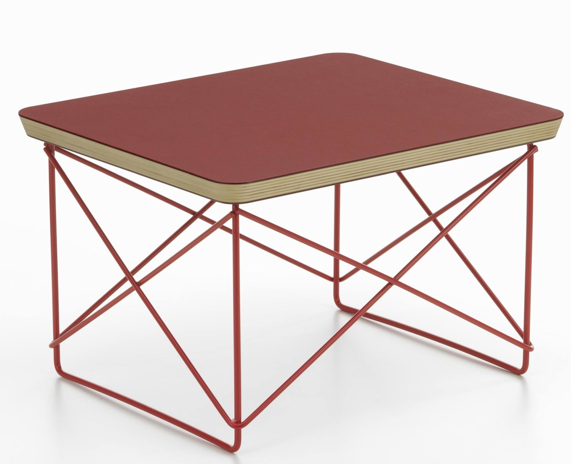 Occasional Table LTR Side Table Linoleum Dark brick Vitra 