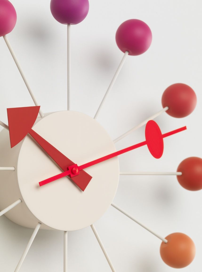 Ball Clock Wall Clock Sunset Vitra LIMITED EDITION 