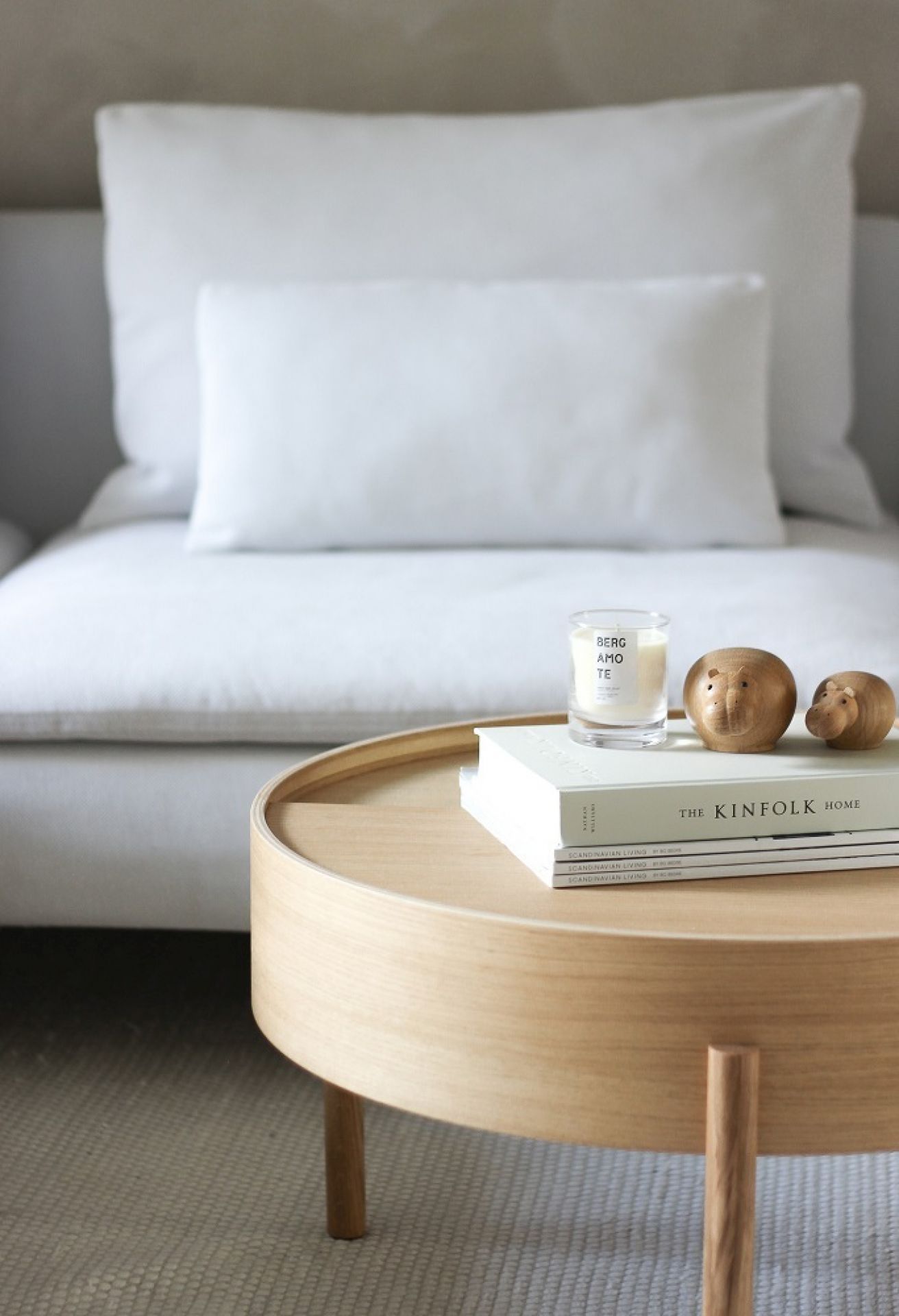 Arc Coffee table Oak oiled Woud