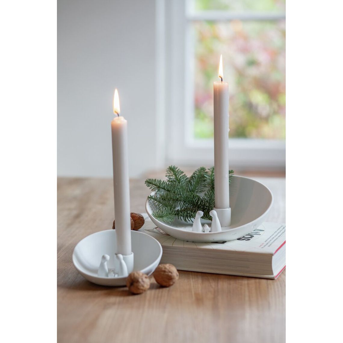 Candle bowl cot small wheels