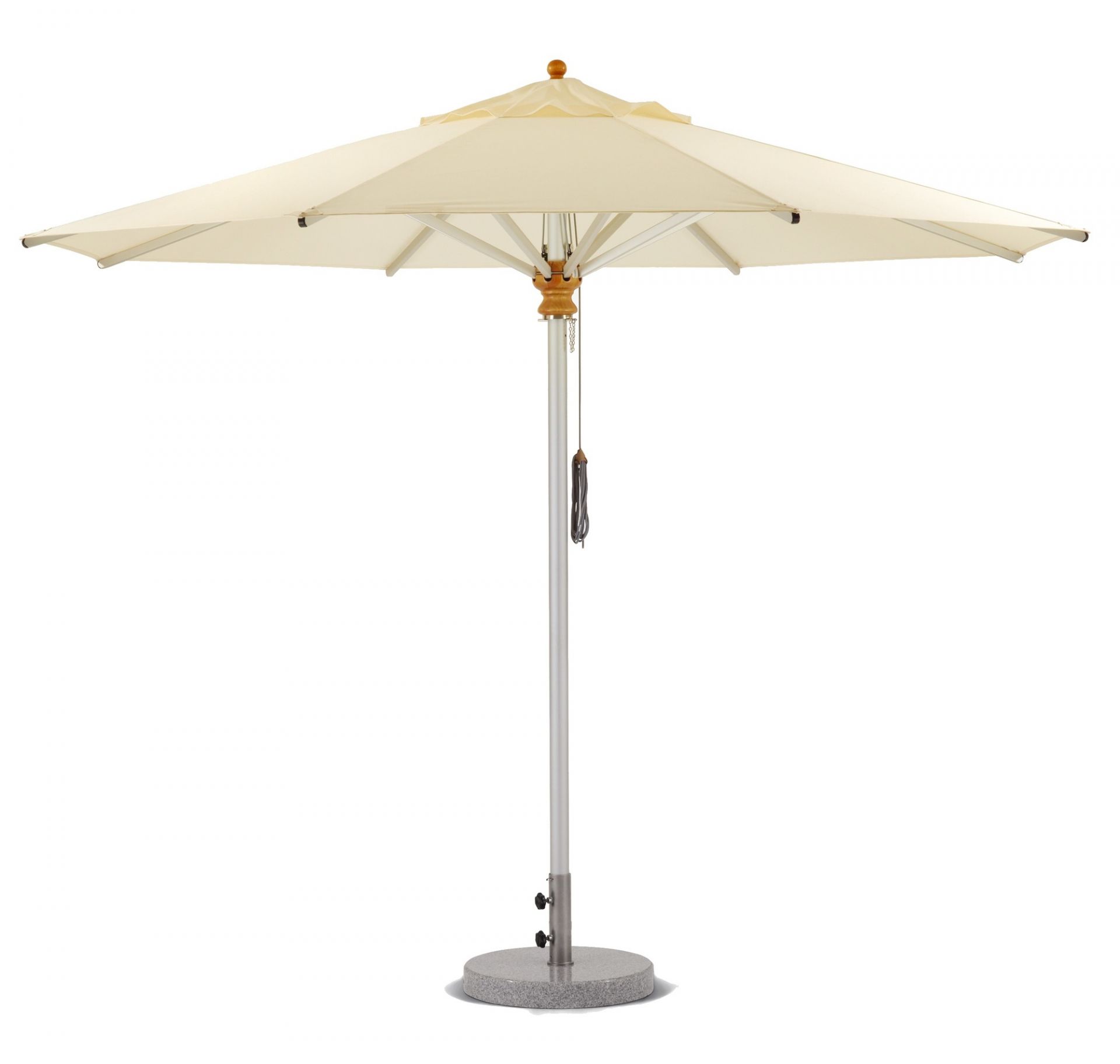 Aluminium Parasol Round Grey Weishäupl