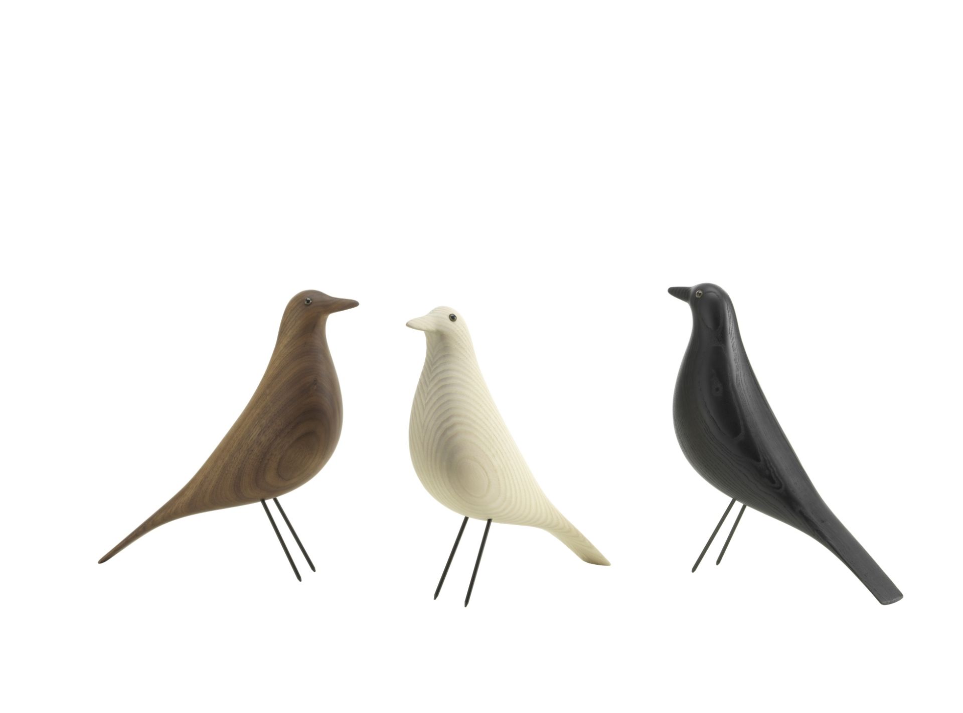 Eames House Bird sculpture white oiled ash Vitra New version