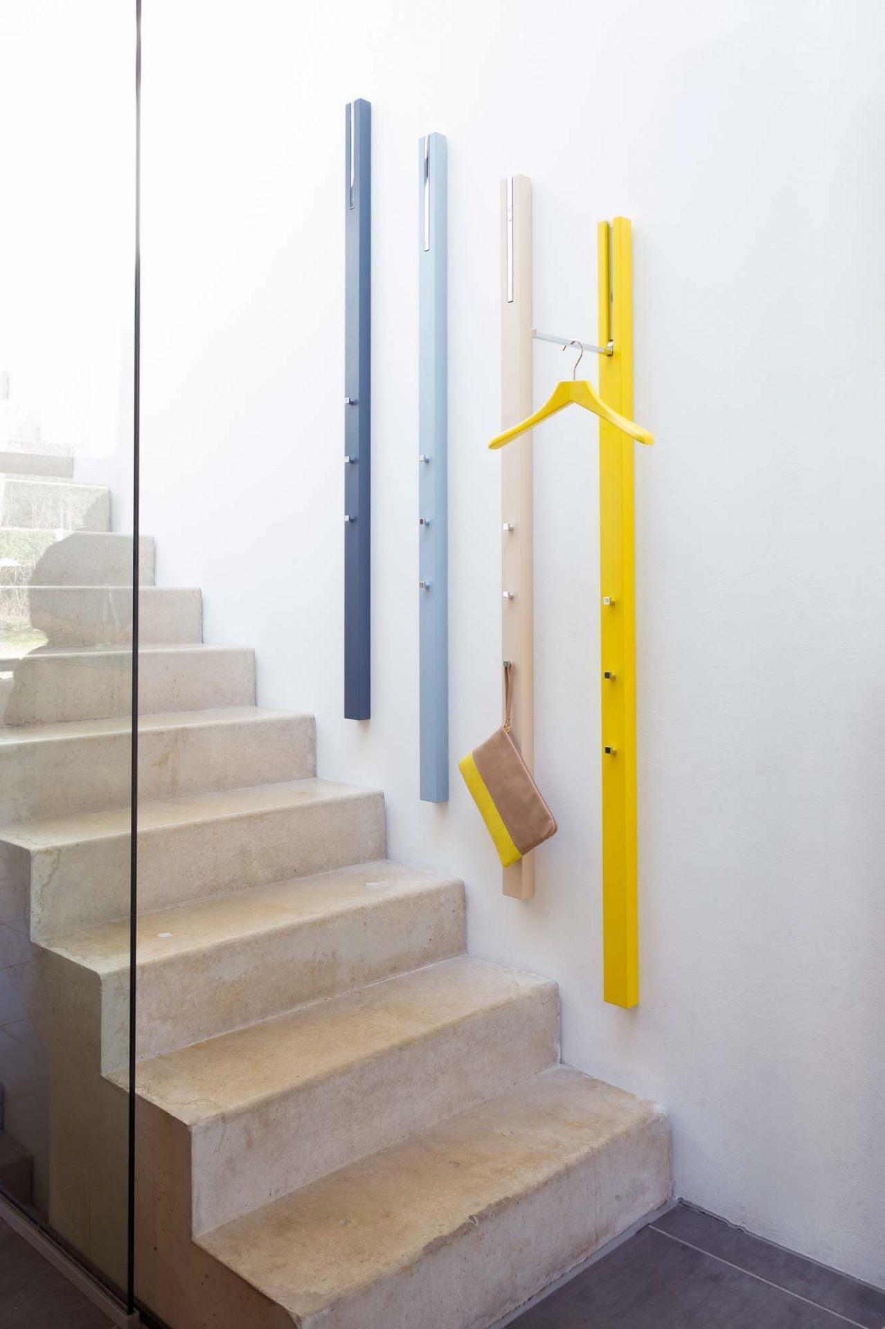 0112. Coat Hanger Citrus Yellow / Hook Chrome Matt Schönbuch