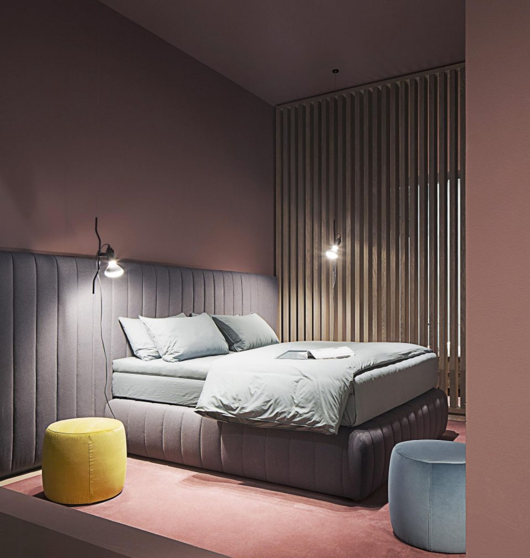 Parentesi Lamp with switch Flos Red