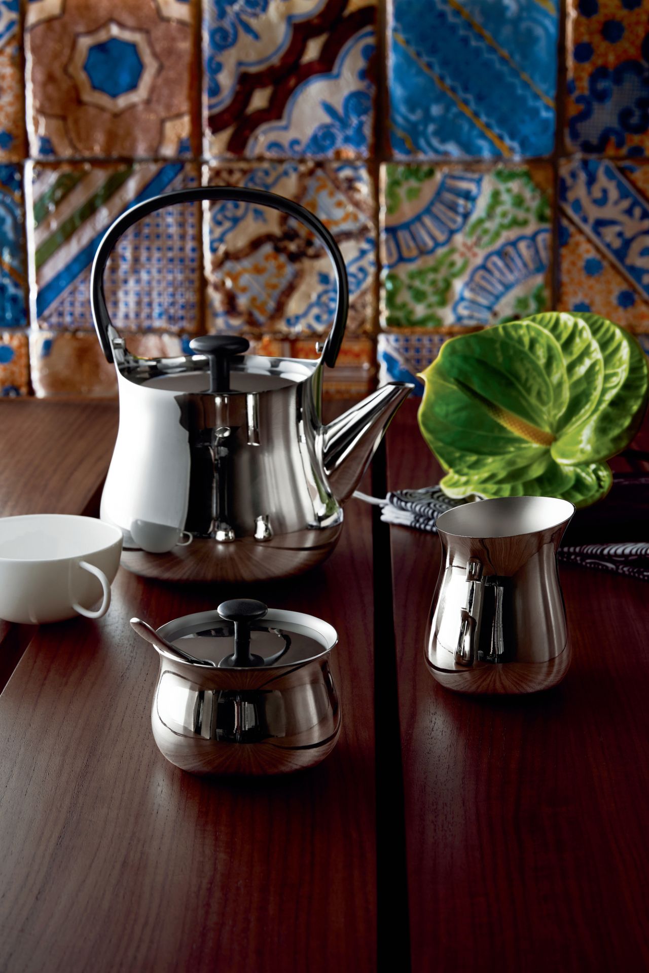 NF03 Sugar Bowl Cha Alessi