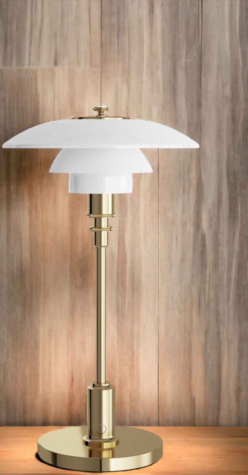 PH 2/1 Portable rechargeable lamp / table lamp BRASS Louis Poulsen SINGLE PIECES