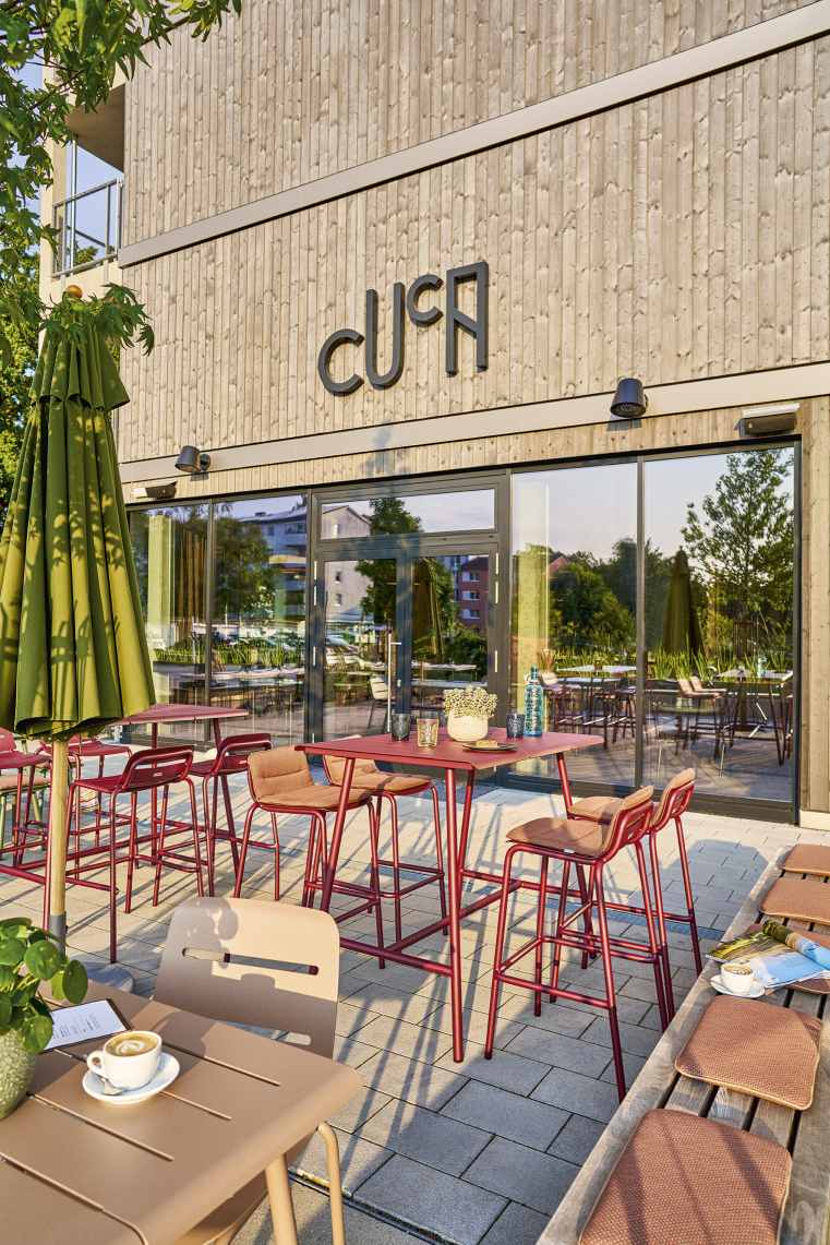 Vapio high table outdoor Weishäupl