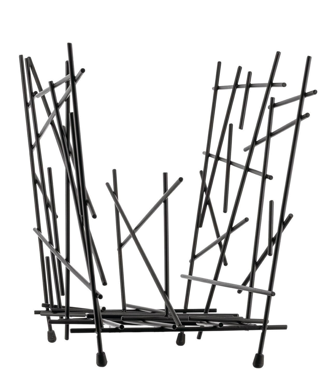 FC15 B Blow Up Magazine Holder Black Alessi