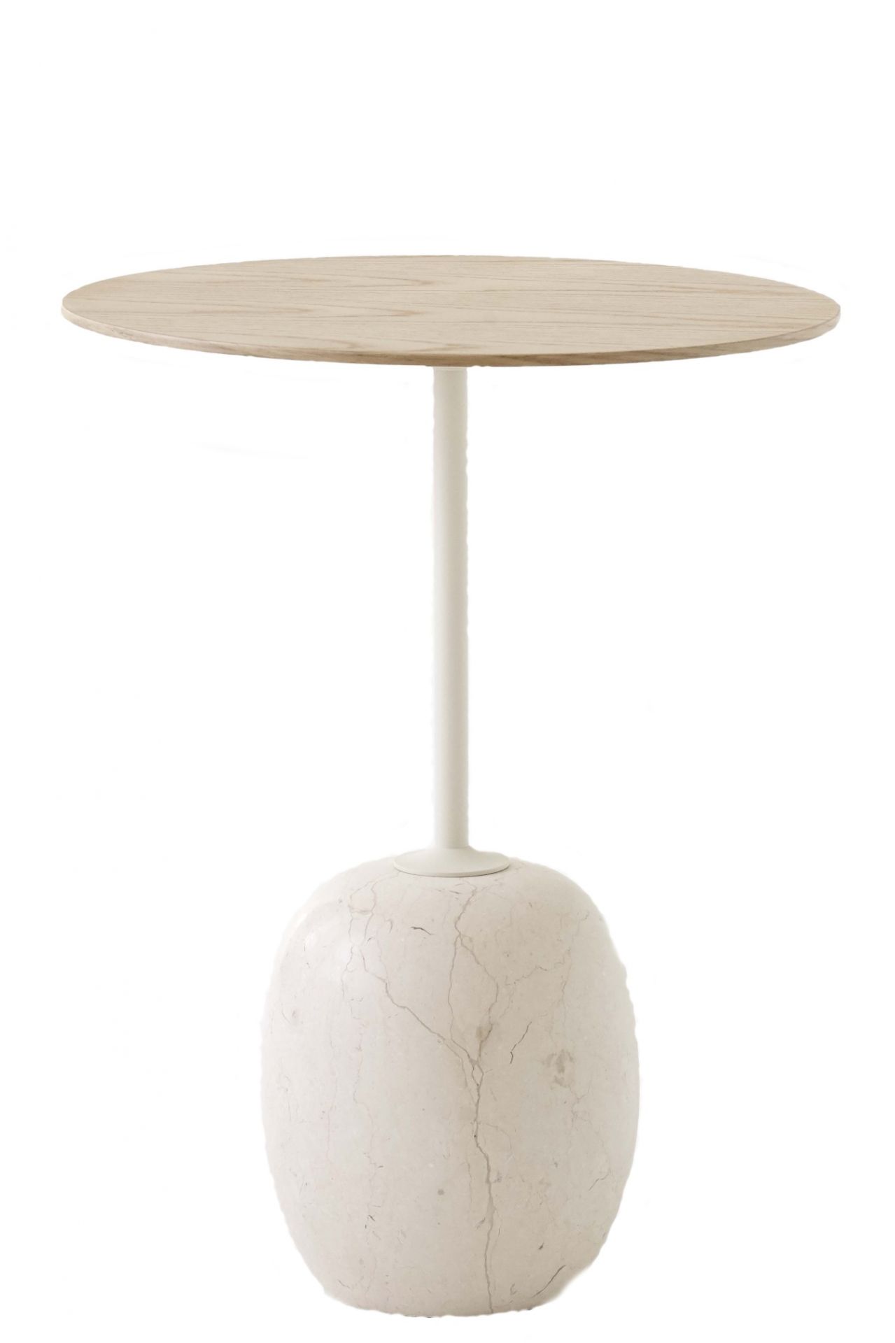 Lato LN8 / LN9 side table with Wooden top AndTradition 
