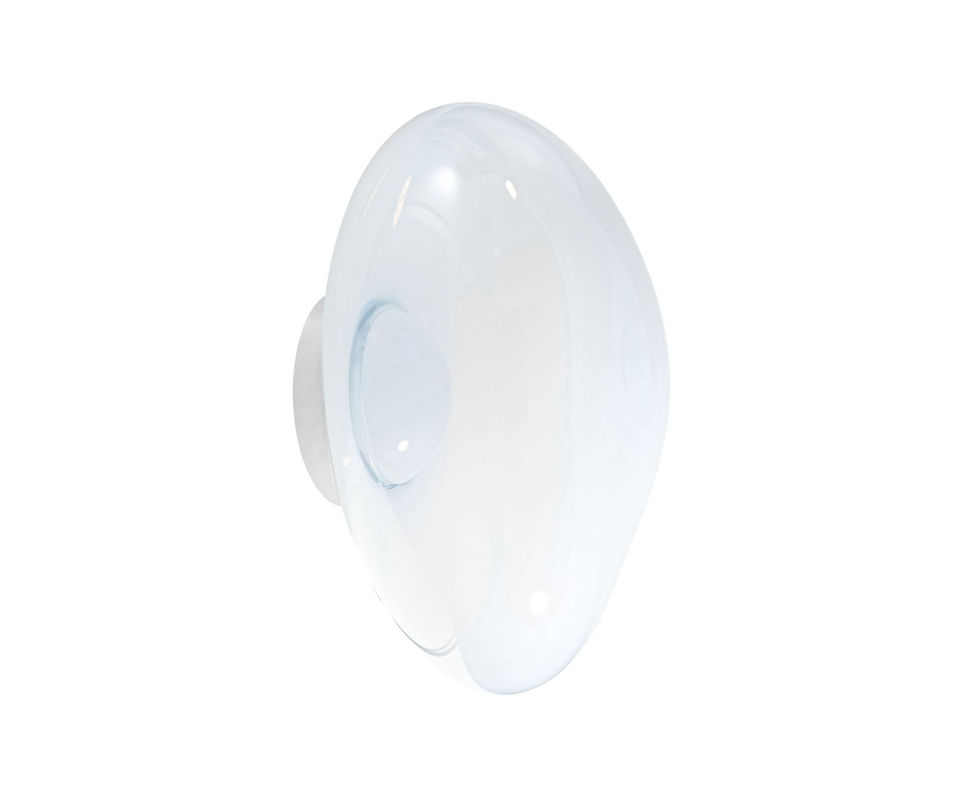 Melt Surface LED Wall Light Opal - Silver Tom Dixon