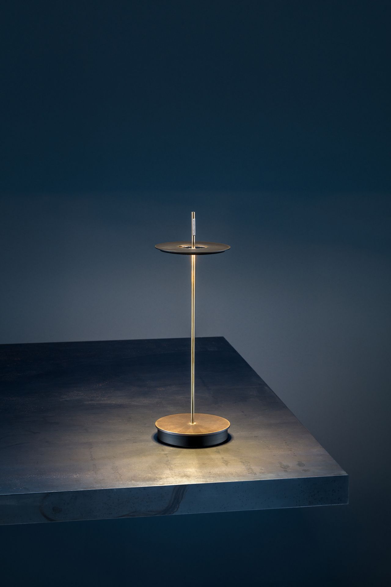 Giulietta BE T table lamp vintage brass Catellani &amp; Smith