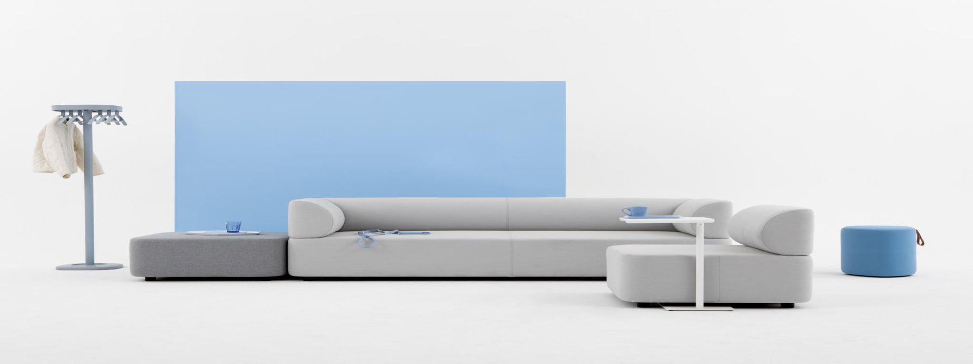 Mezza seating element Sofa Cascando