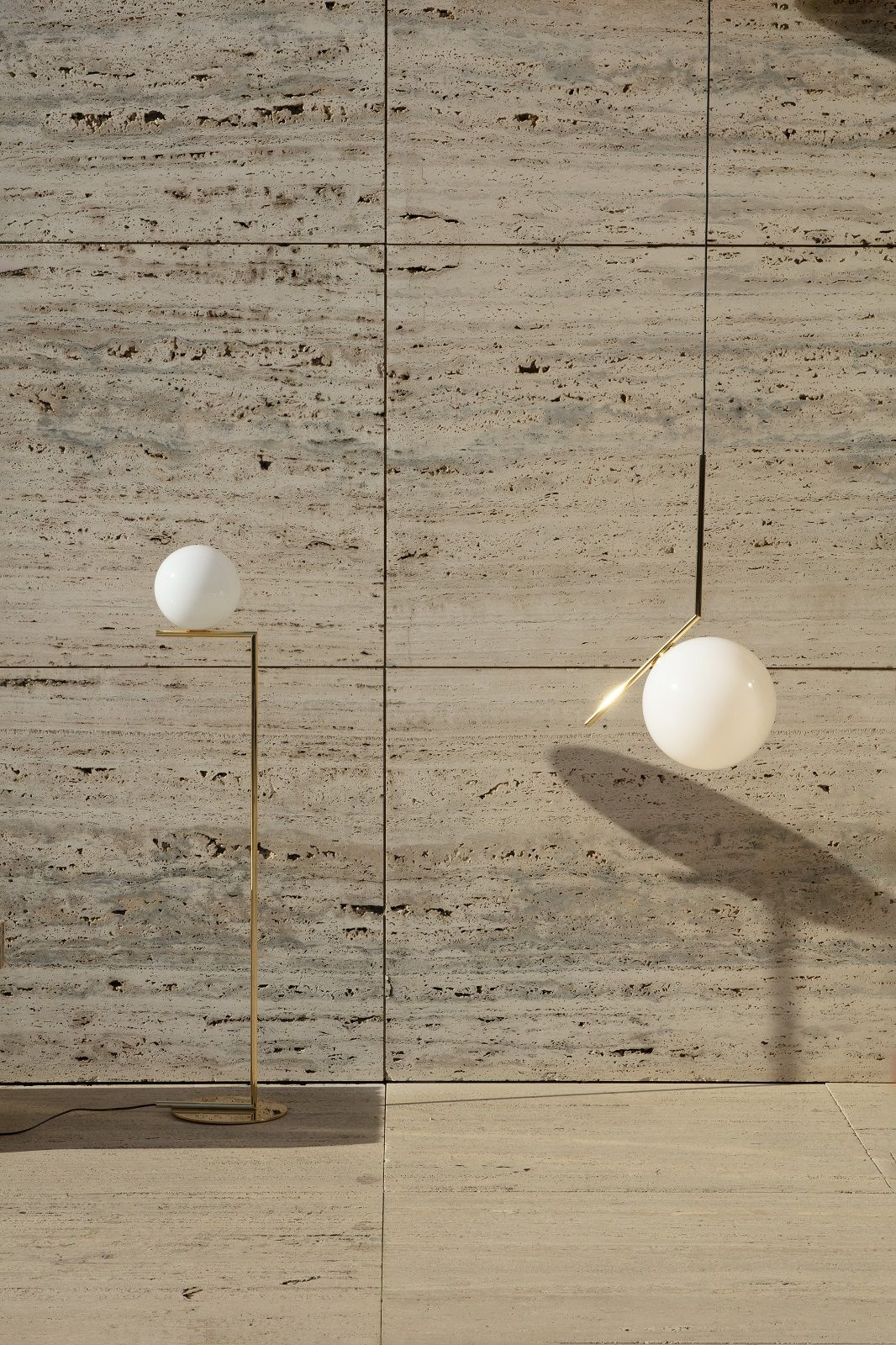 IC S2 Pendant lamp 24K Gold LIMITED EDITION Flos