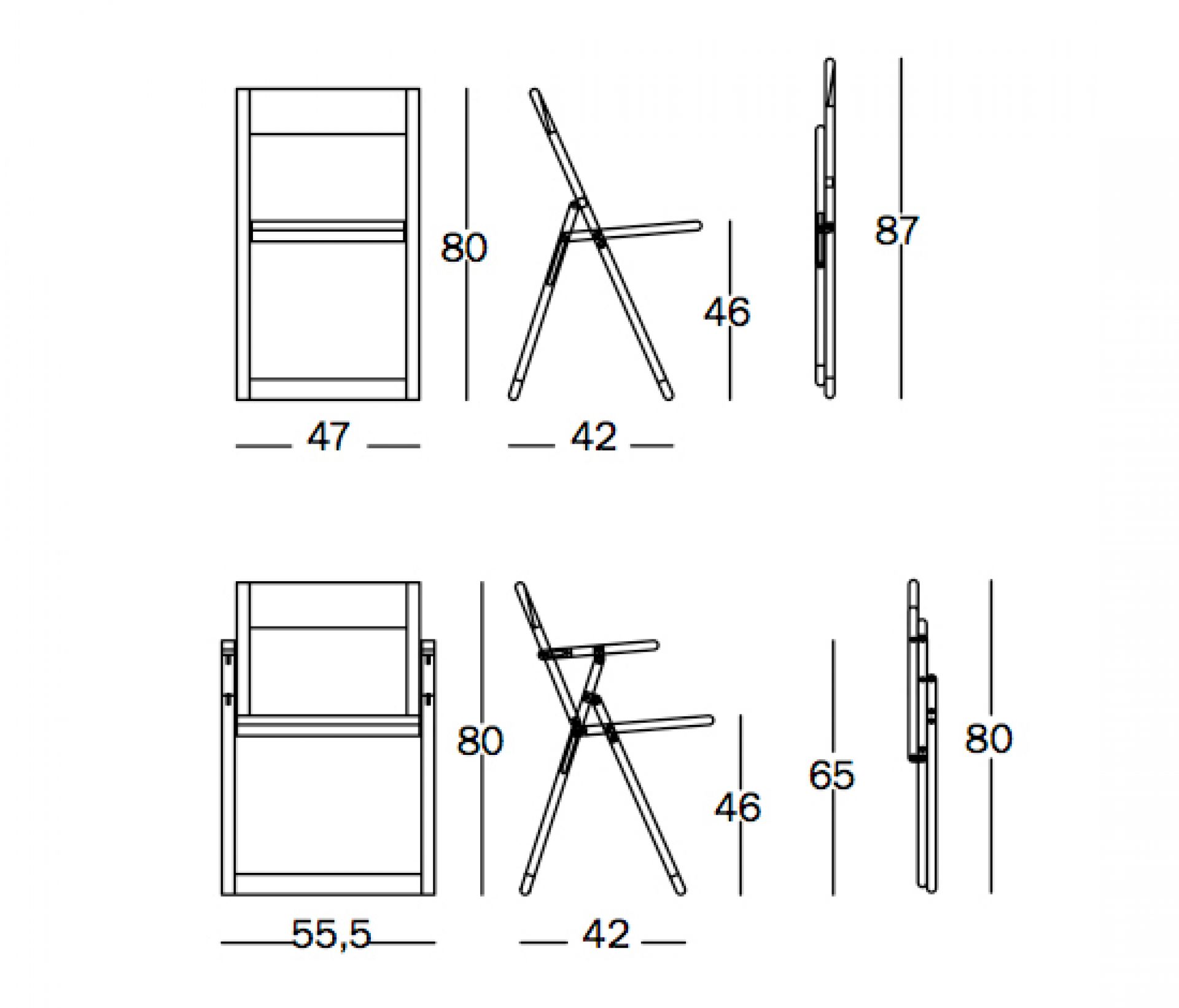 Aviva Folding chair Magis