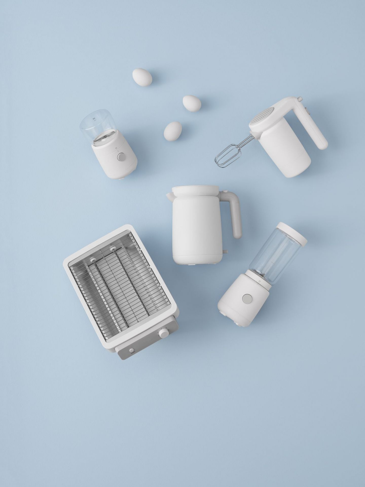 Foodie Coffee Grinder Electric Coffee Grinder White RIG TIG by Stelton SINGLE PIECES