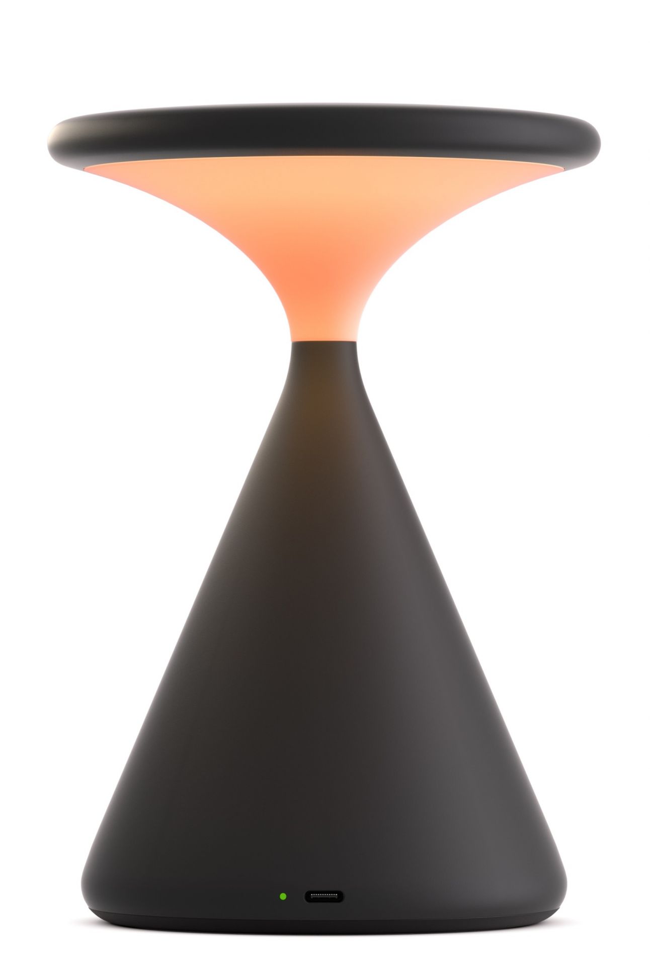 Salt Battery Lamp / Table Lamp Grey