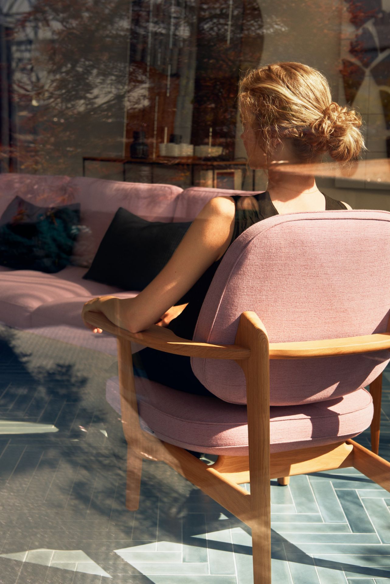 Fred lounge chair oak clear laquered Fritz Hansen