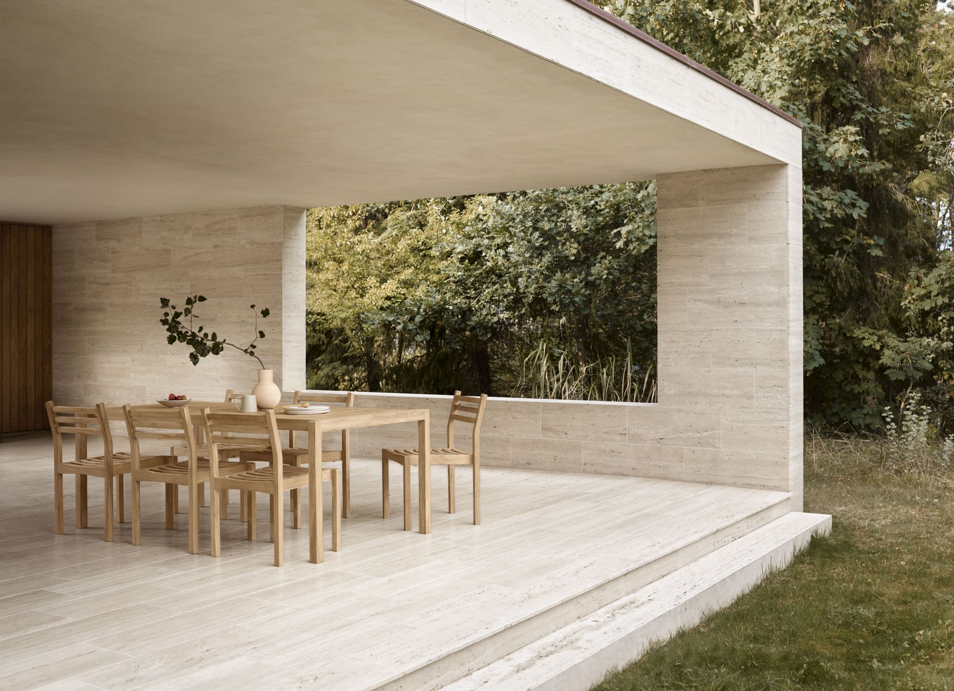 AH501 Chair Teak Outdoor Carl Hansen & Søn