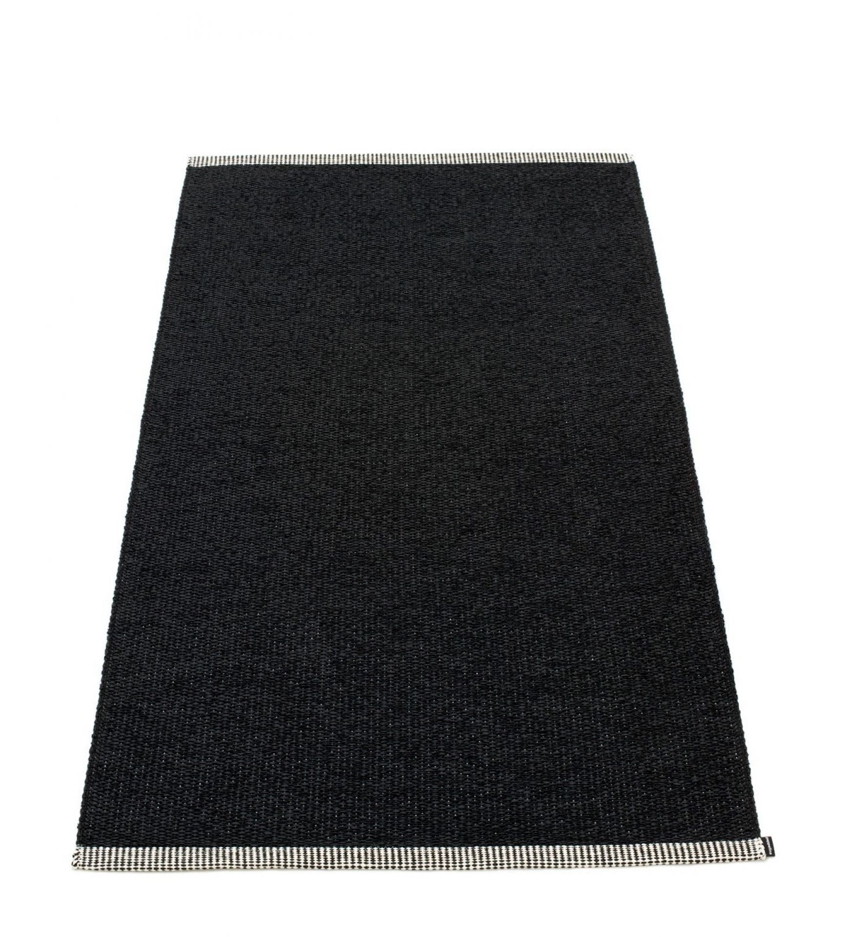Mono Plastic Carpet 85x160 Pappelina Black