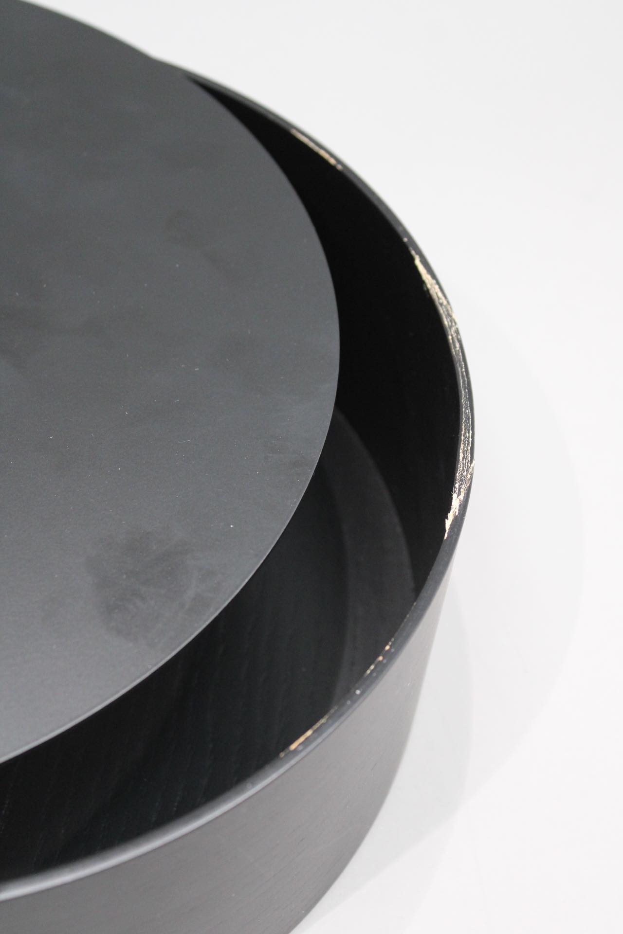 Wallie Wall Drawer Shelf BLACK Woud IMPERFECT ITEMS