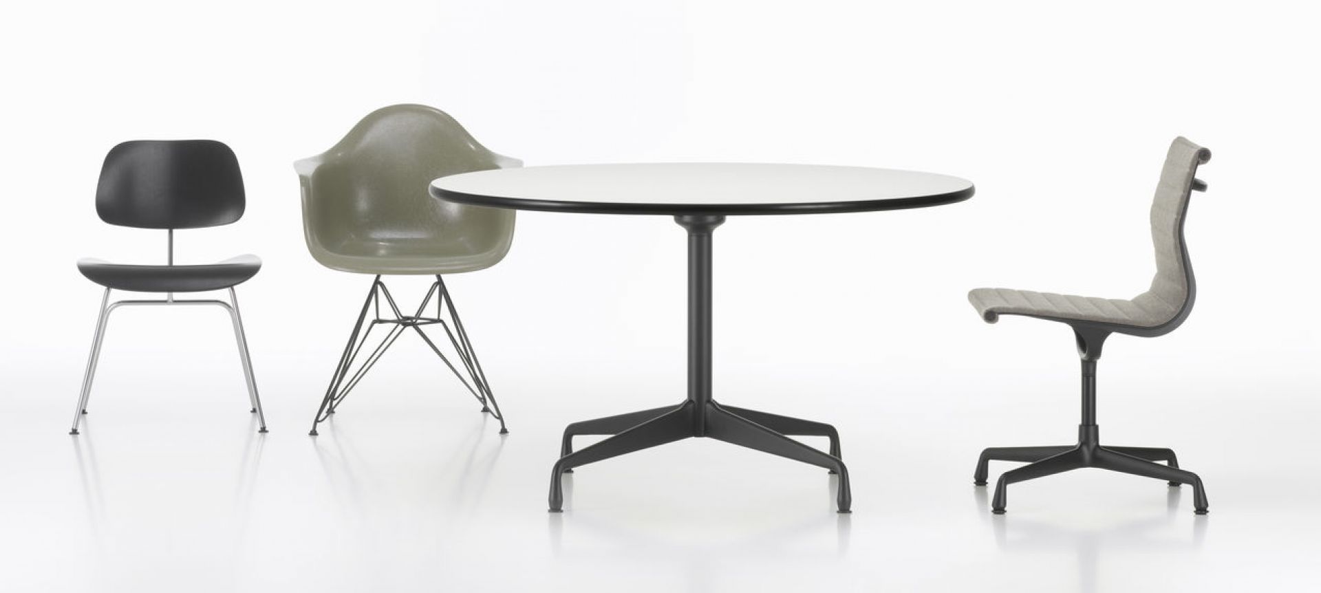 Eames Segmented Table Dining round dining table Vitra
