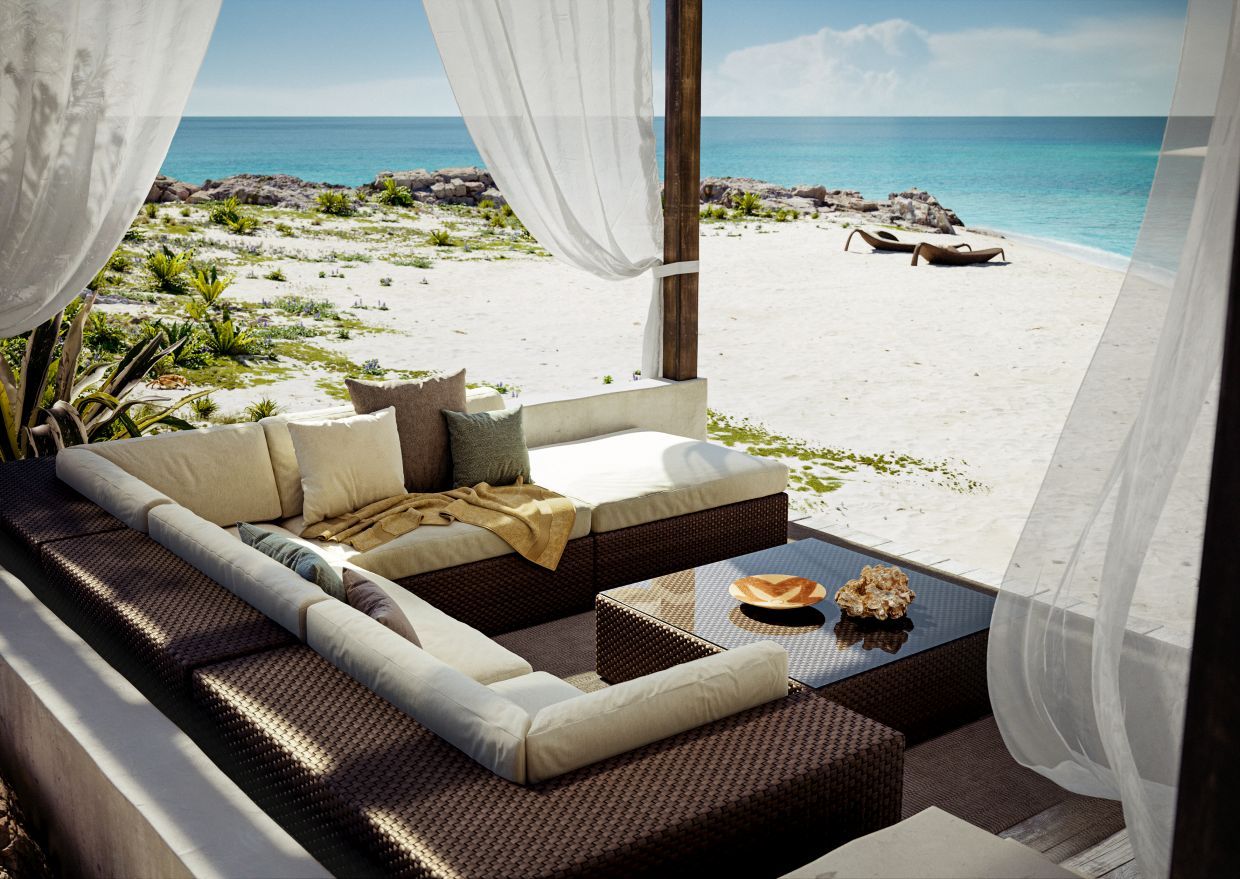 Lounge Beach Chair incl. Cushion Dedon