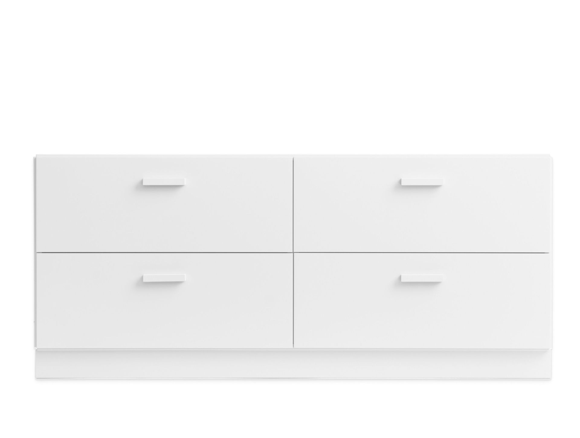 Low relief chest of drawers with plinth String Furniture