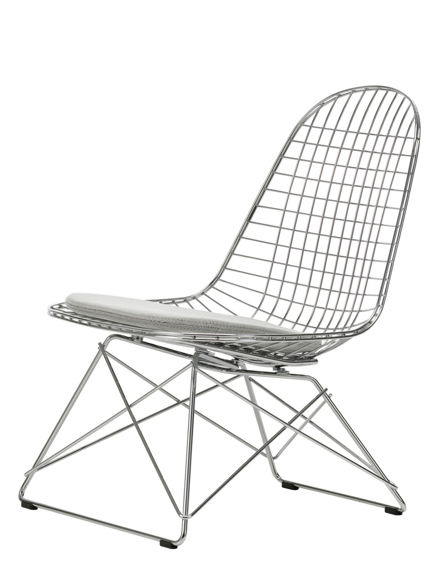 LKR-5 Wire Chair Chair with Seat Cushion Vitra