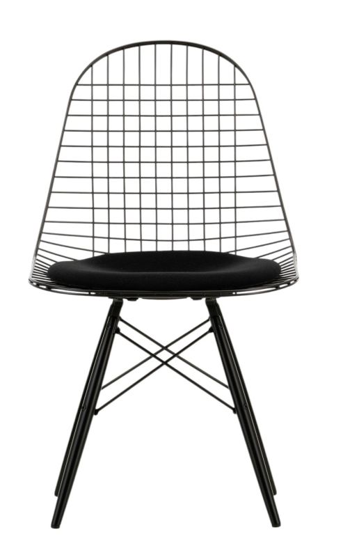 DKW-5 Wire Chair Chair with Seat Cushion Vitra