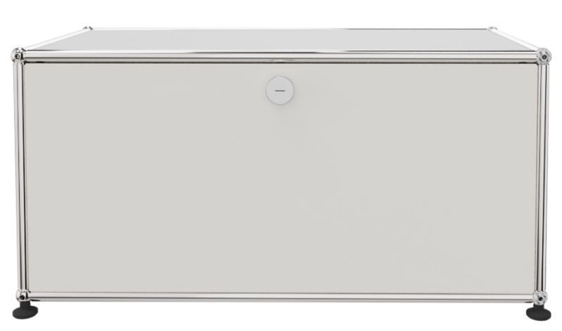 USM Haller Lowboard 1 Flap Pure white - FAST DELIVERY