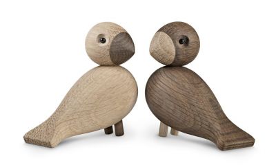 Lovebirds wood figurines Kay Bojesen