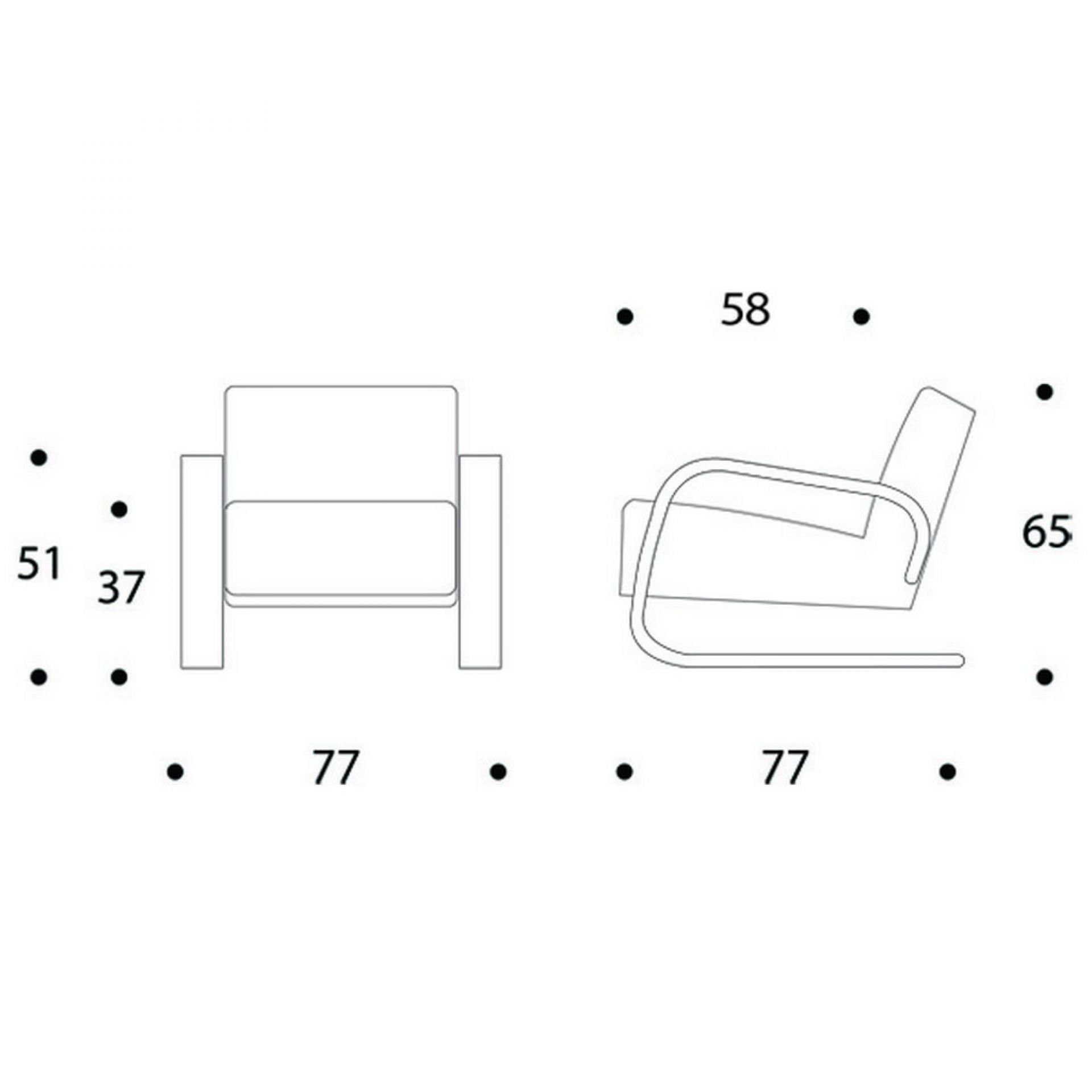 400 armchair Tank Artek