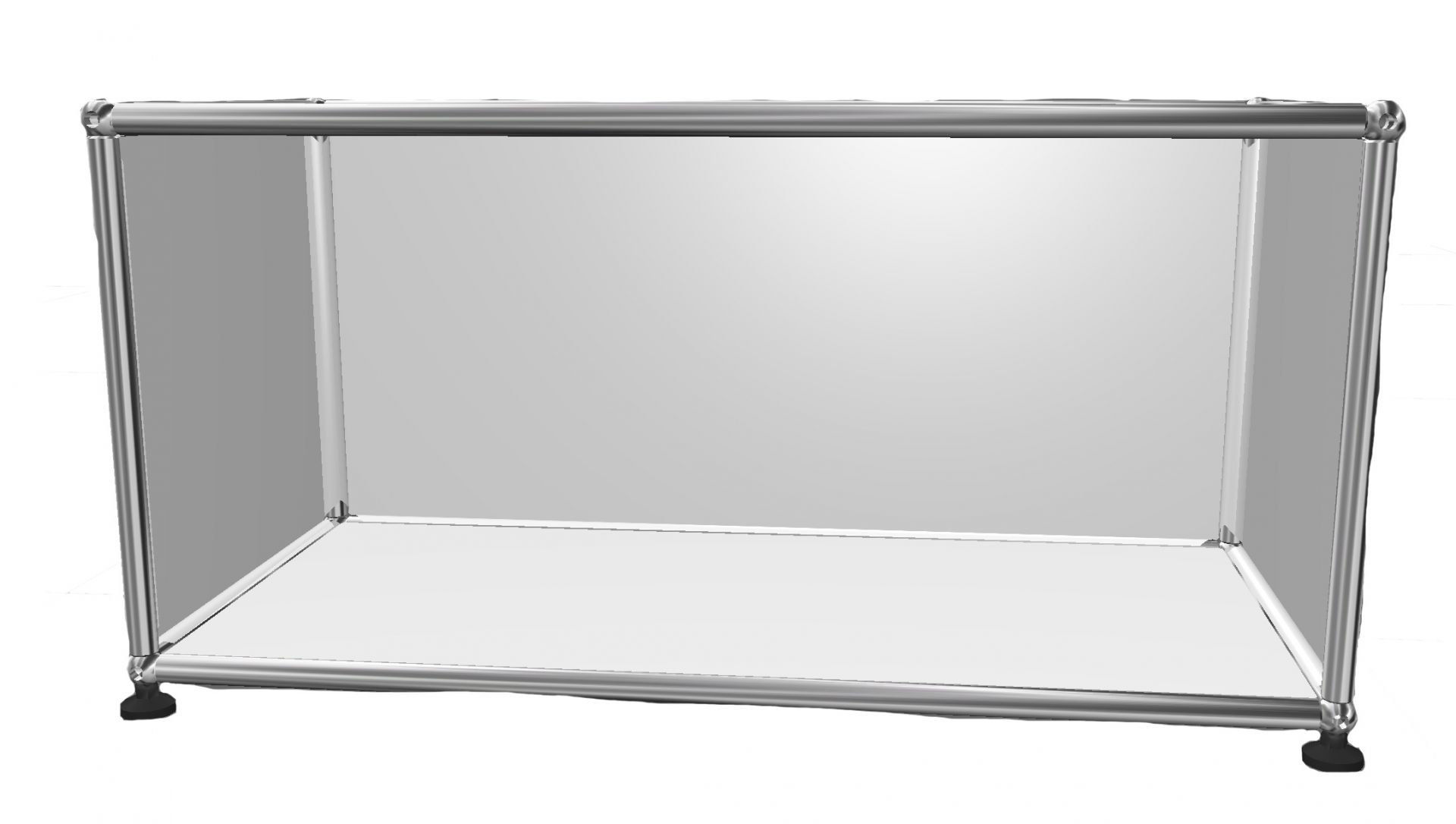 USM Haller Lowboard Open Pure white - FAST DELIVERY