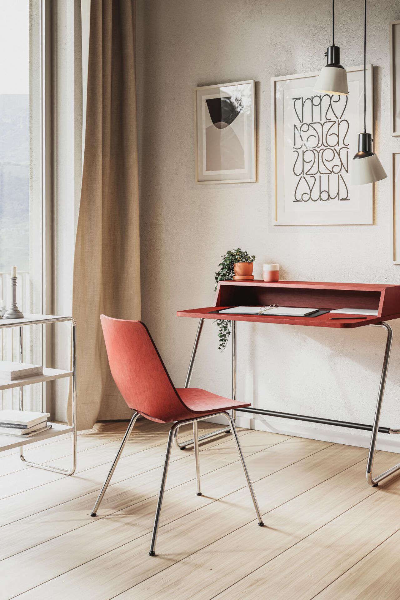S 661 Tubular steel chair Thonet