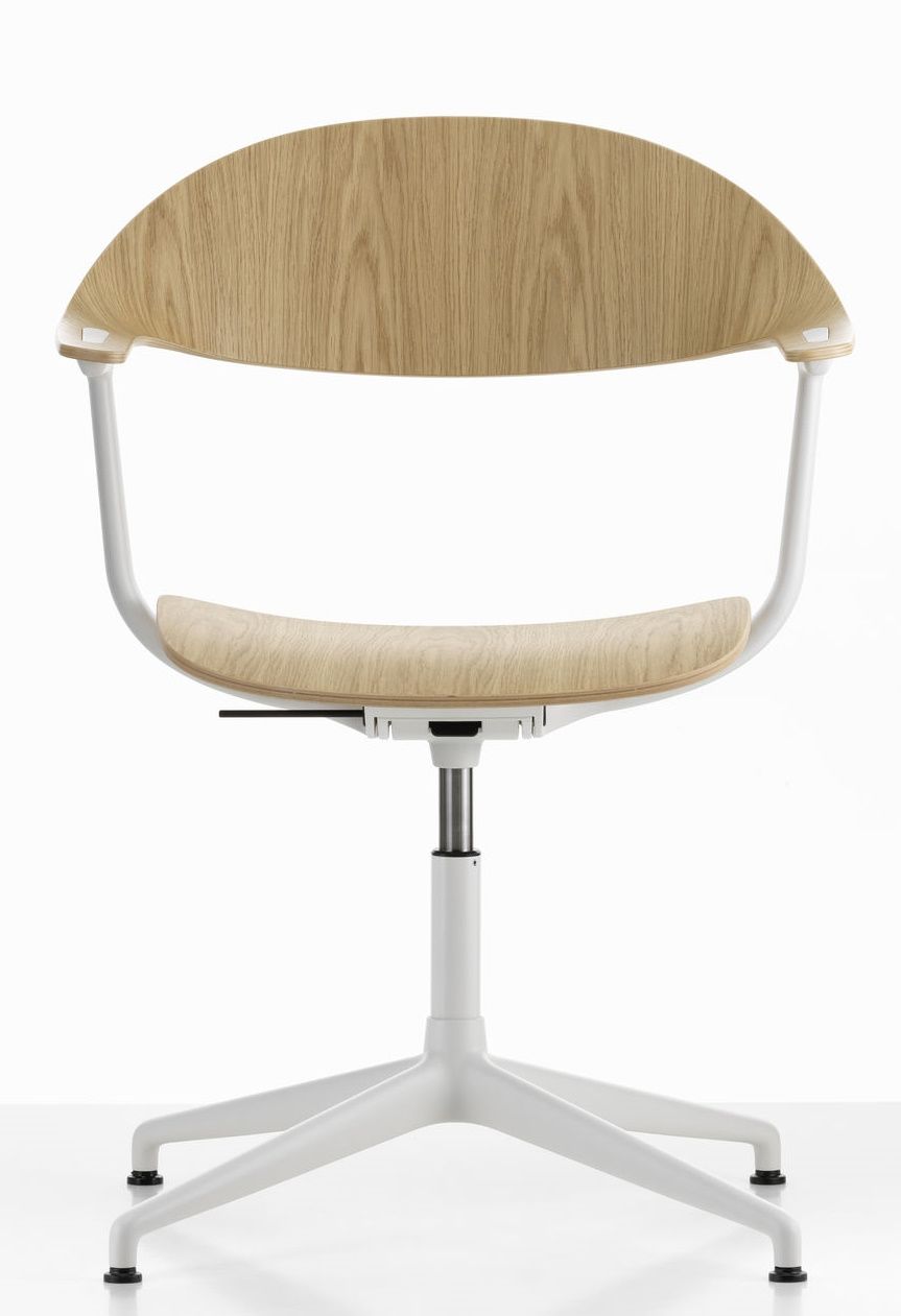 Mynt back and seat Plywood office swivel chair Vitra