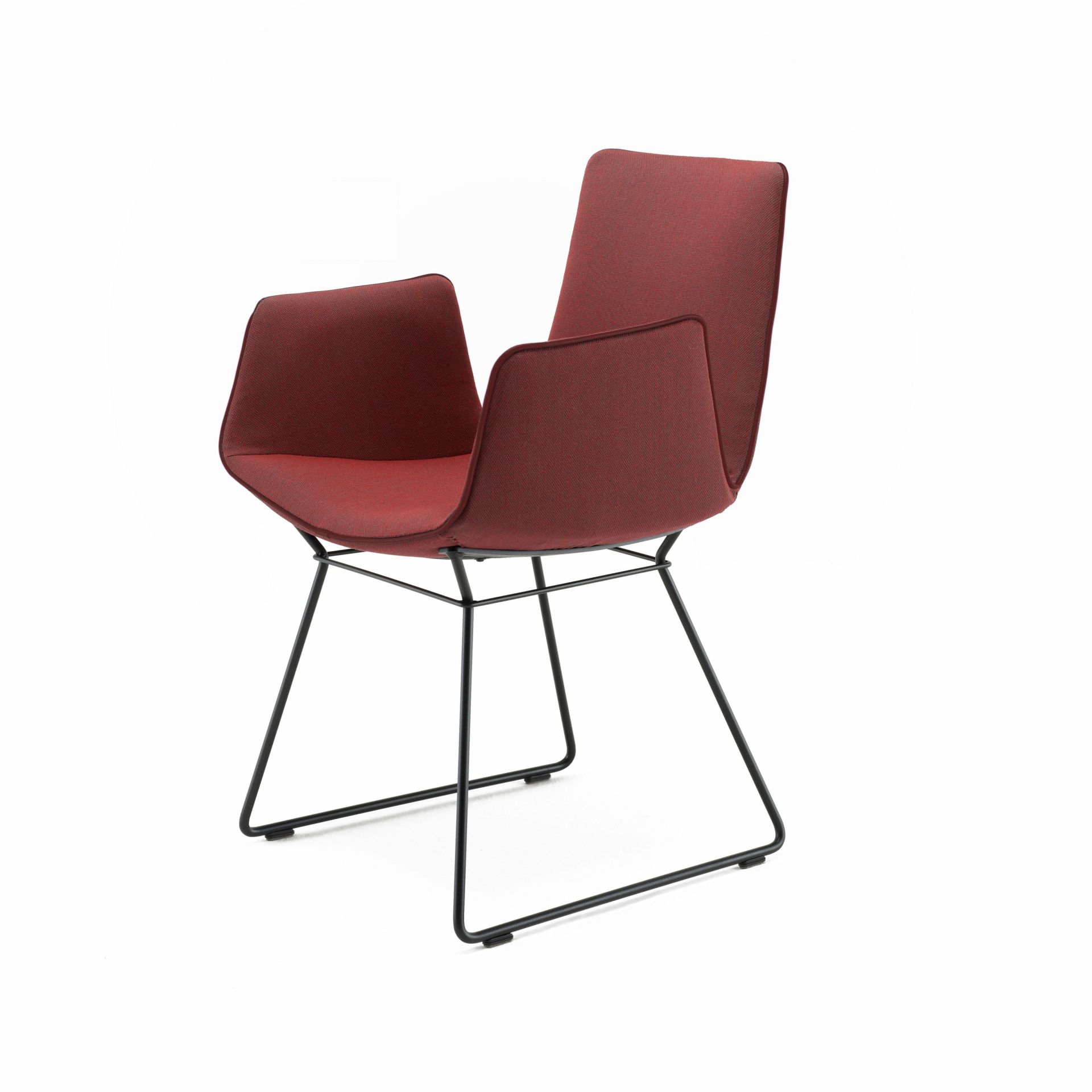 Amelie Armchair high armrests Freifrau Manufaktur