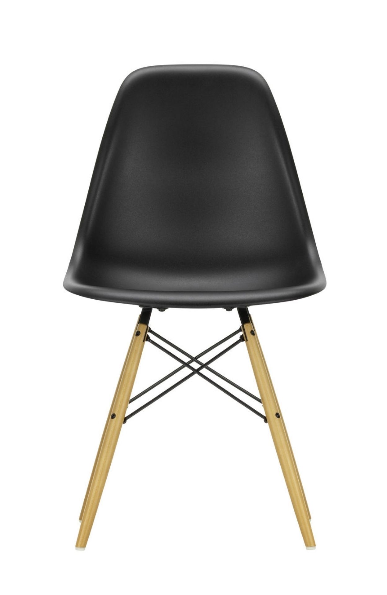 Eames Plastic Side Chair DSW Chair Vitra Maple yellowish - tender pink