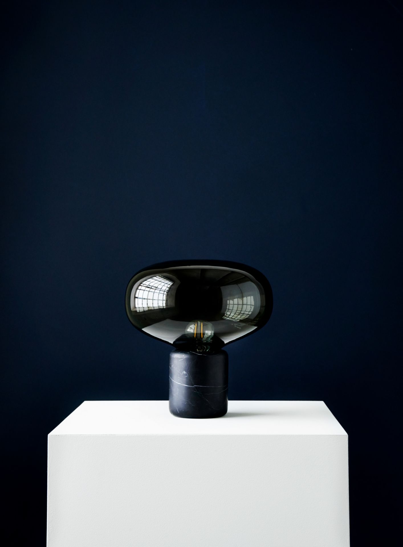 Karl-Johan Table lamp New Works oak / opal glass