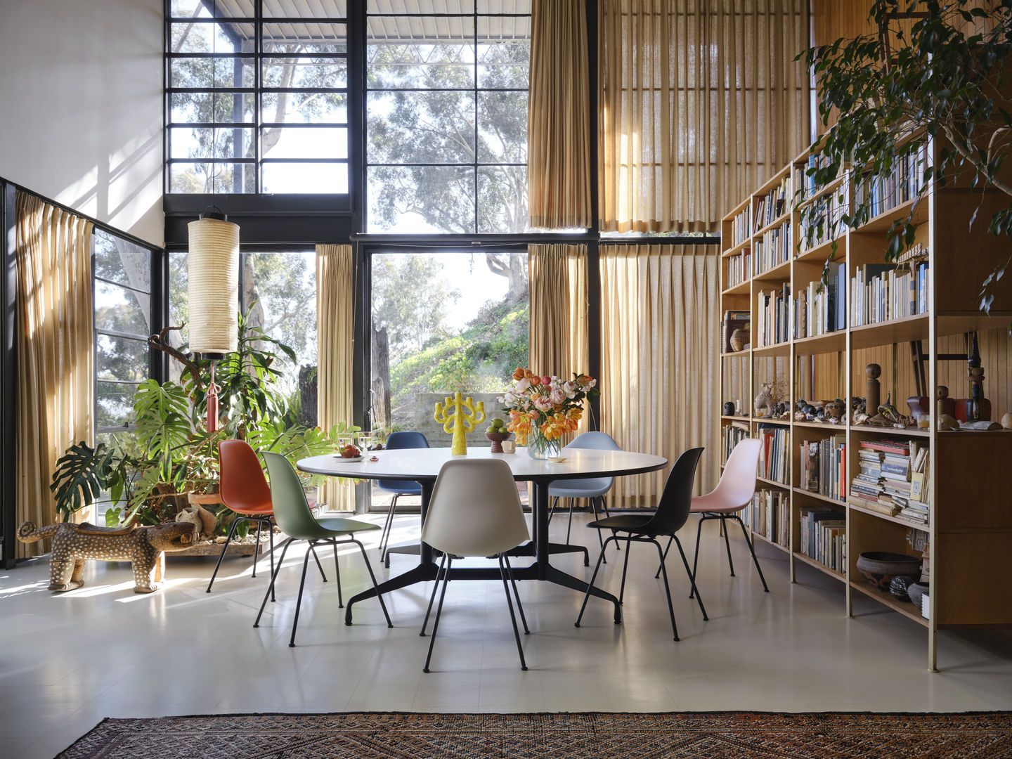 Eames Plastic Side Chair DSX Chair Vitra