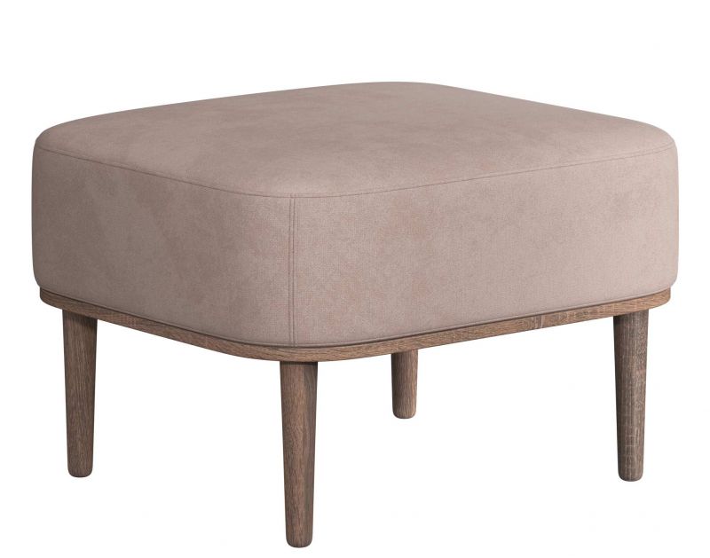 Serena Lounge Chair Armchair dark stained oak novoform Dusty rose