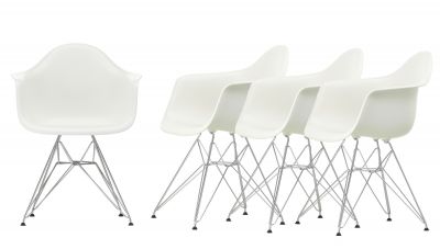 Action Eames Plastic Arm Chair DAR Chair Set of 4 Vitra