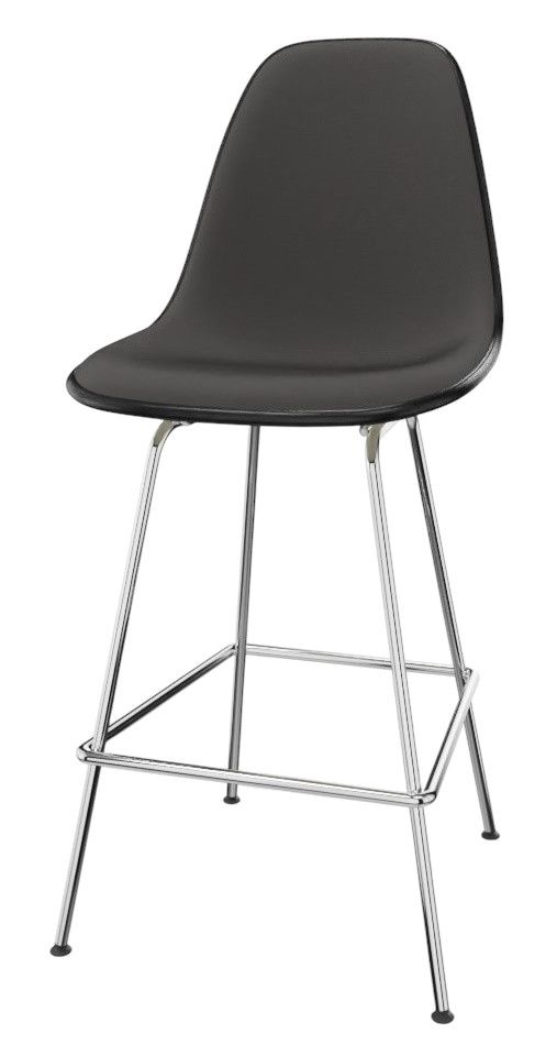 Eames Plastic Bar Stool Bar Stool Medium Fully upholstered Vitra 