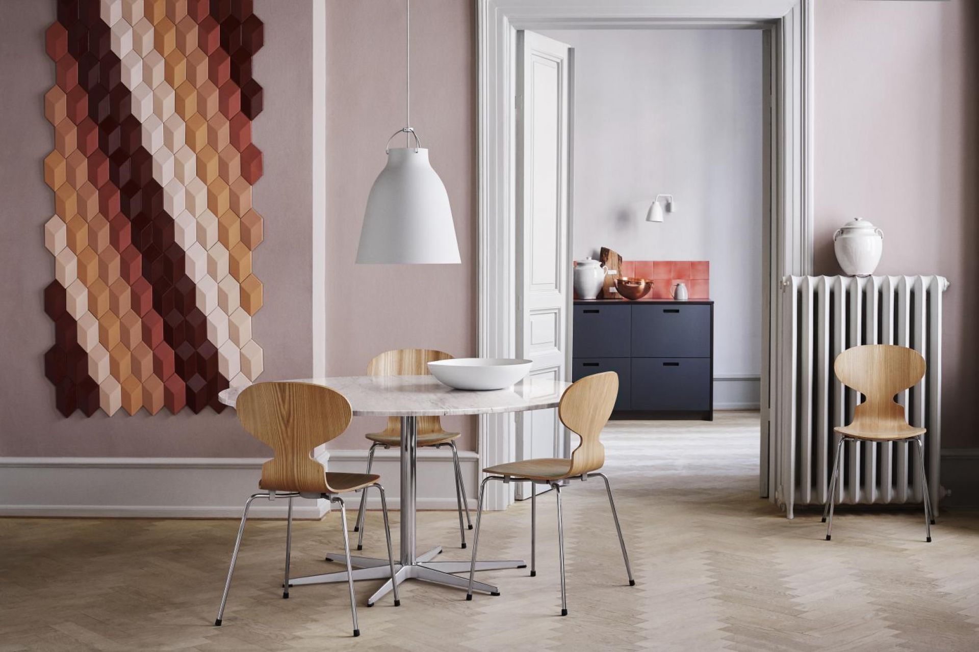 The Ant Chair 3101 4-leg frame Fritz Hansen 