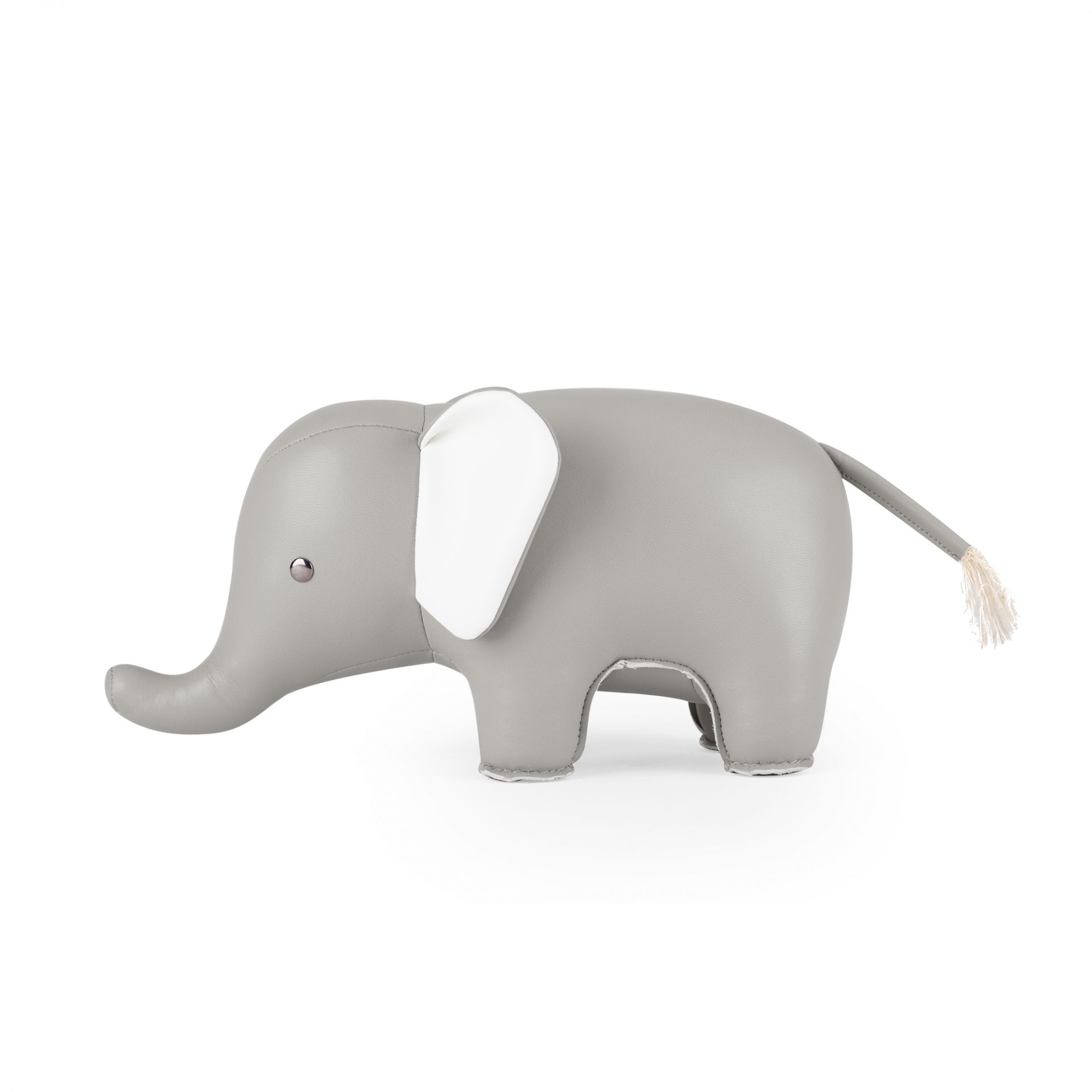 Bookend Classic Elephant Grey/White Züny