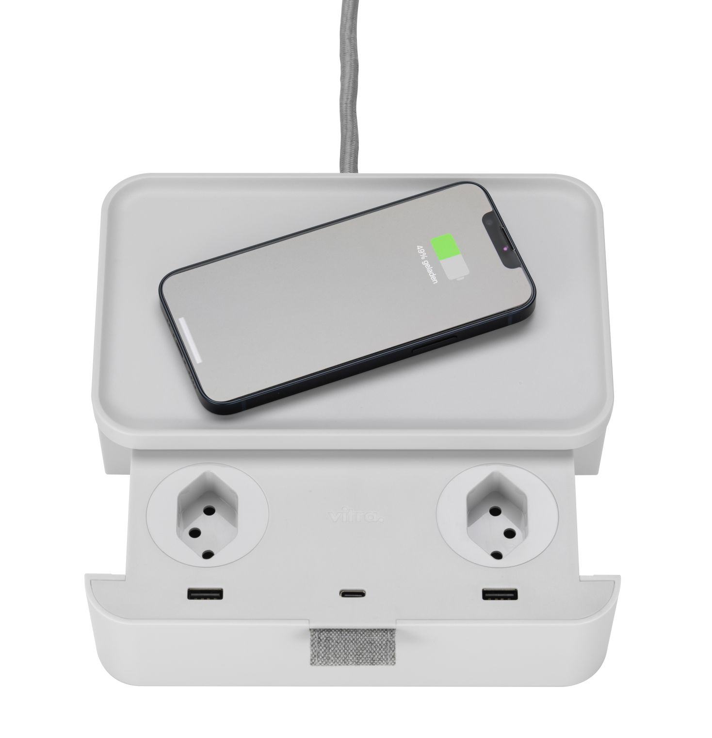 Ampi Wireless Charger and Multiple Socket Vitra