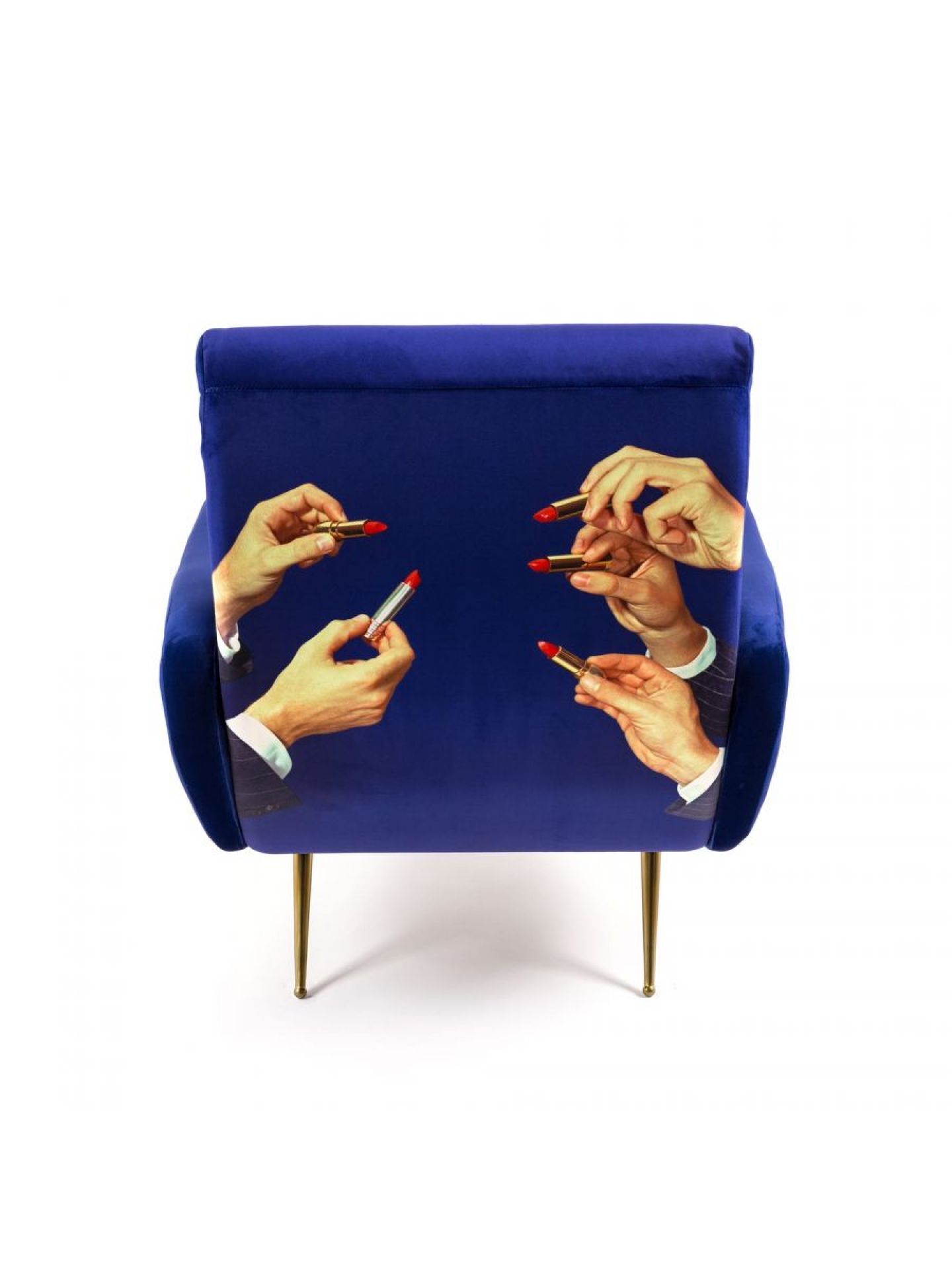 Toiletpaper armchair Lipsticks Seletti