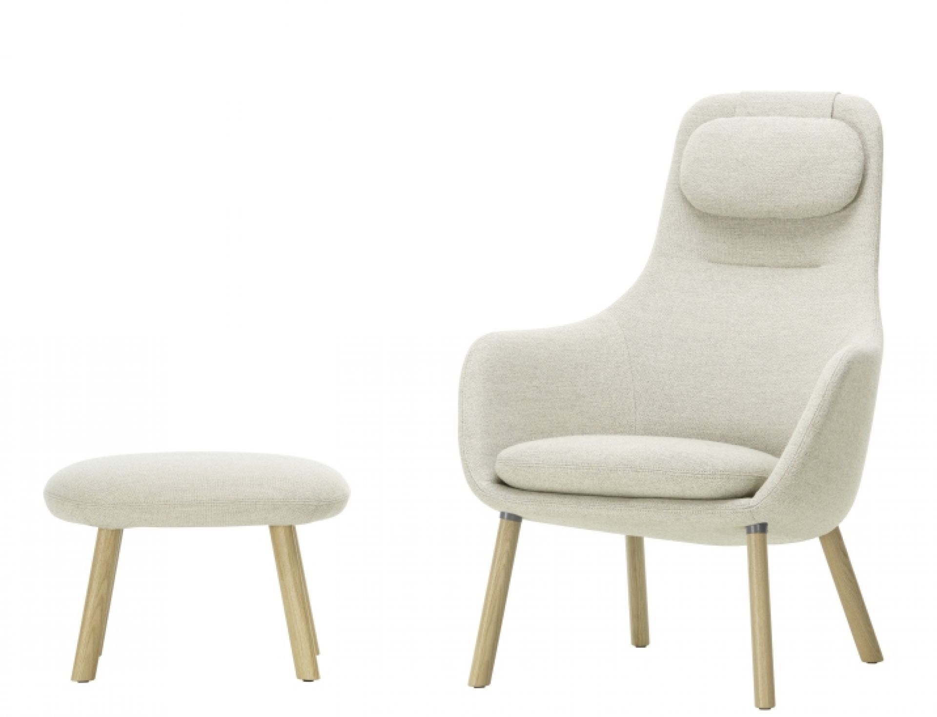 Hal Lounge Chair Armchair + Ottoman Vitra Hal Lounge Chair Armchair + Ottoman Vitra