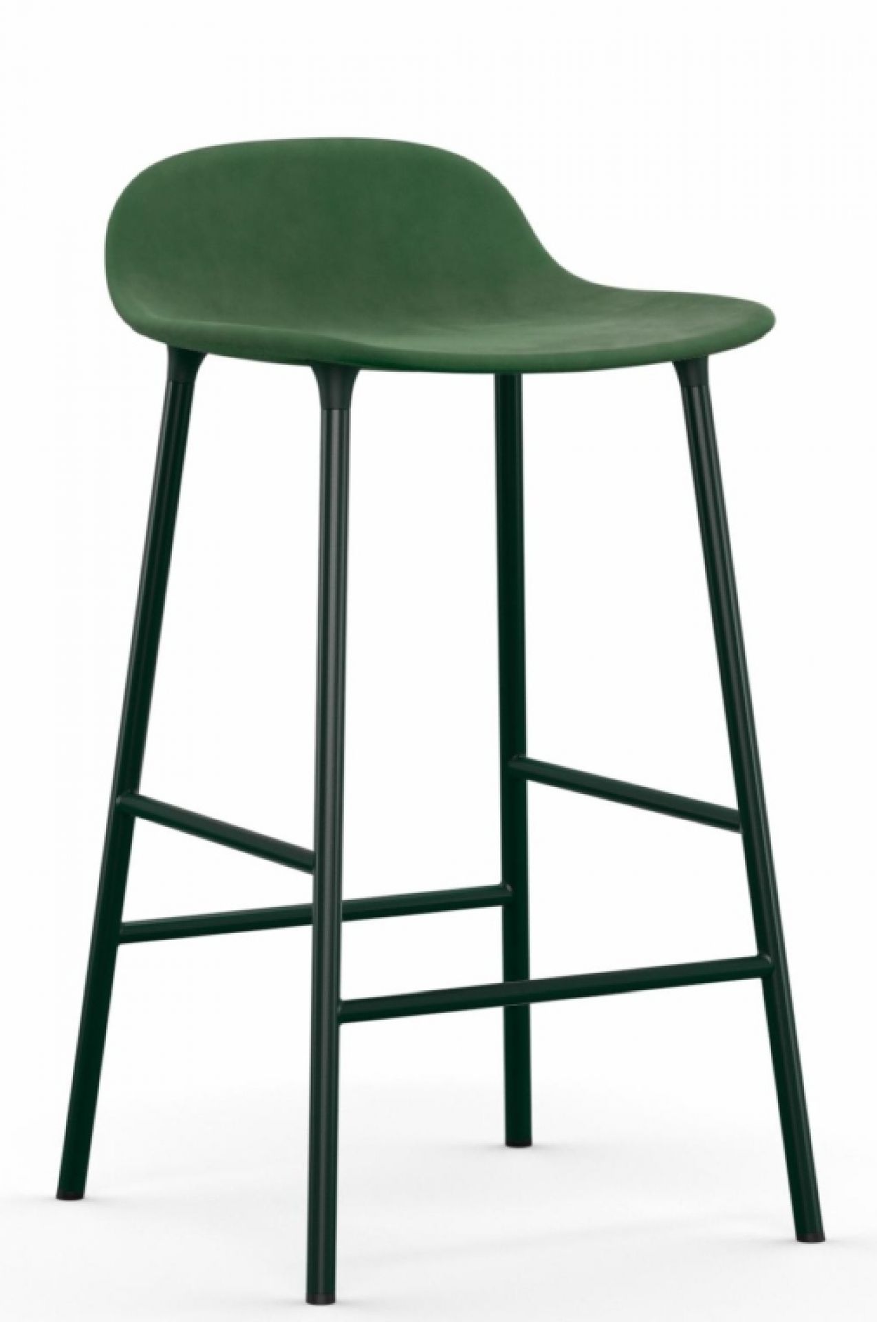 Form Barstool  H 65 cm Steel Upholstered Normann Copenhagen