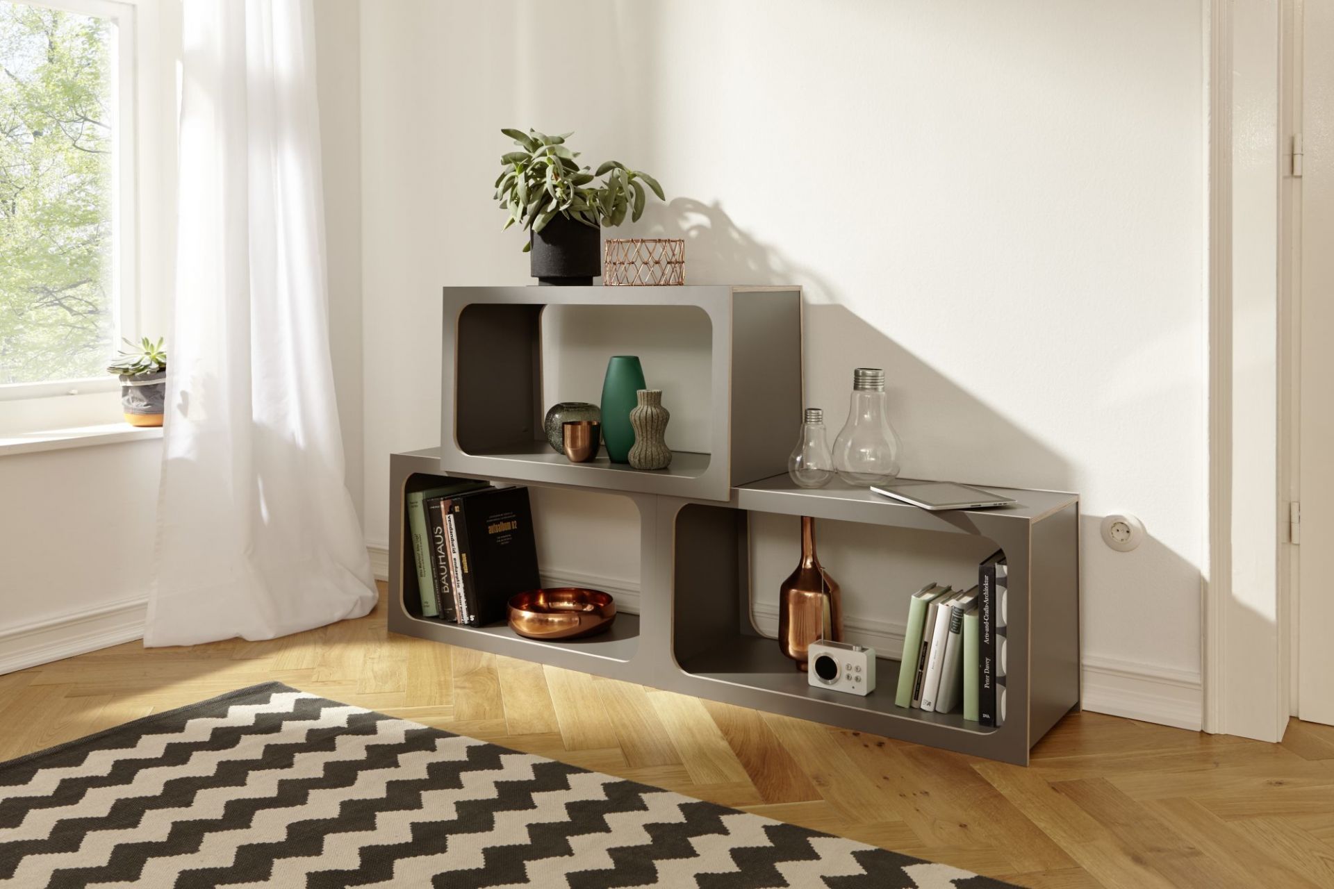 Boxit Regalmodul Müller Möbelwerkstätten -weiss