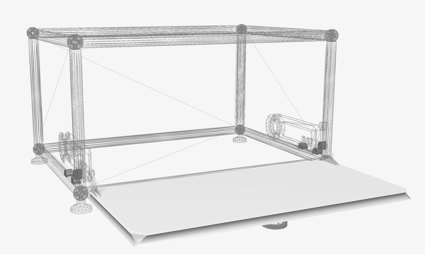 Spare part door leaf for USM Haller door 50x25 , without screws, without fittings, without handle SINGLE PIECES